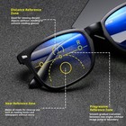 Progressive Multi-focus Anti-blue Light Reading Glasses Full Rim Frame