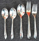 Springtime Antique Silverplate Flatware By Roger Bros 1947 