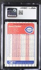 1986 Fleer League Leaders Dave Parker 30 Auto Autographed Signed Jsa Cgc