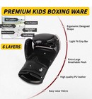 Saeepabul Junior Training Boxing Gloves Unisex  Boxing Gloves 4oz Kids Blue New