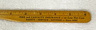 Vintage Minnesota Fire Casualty Insurance Advertising Ruler Letter Opener