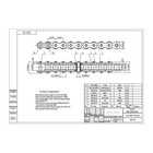  50h Heavy Duty Roller Chain X 10 Feet   2 Connecting Links   Same Day Shipping