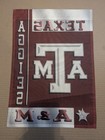 Texas A m Aggies Ncaa College Flag Maroon White Team Logo Official School Colors