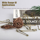 60pcs Safety Pins Large Heavy Duty Stainless Steel Sewing Crafting Jewelry Tool