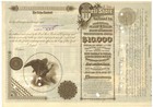 West Shore Railroad Company   10 000 Bond  Certificate  1886  S b Chauncey Depew