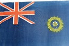 Vintage India Linen Pennant Parade Flag 17 1 2 X 11 1 2 Pre World War 2  