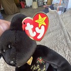 Ty Beanie Baby  the End  Black Bear Plush W  Tag Vintage 2000 Age 3 