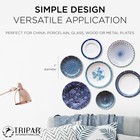 Tripar 5-7 5-inch White Wire Vinyl Plate Hangers For The Wall  One Size 