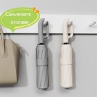 125cm Large Automatic Folding Umbrella Windproof Ring Buckle Handle Uv Protectio