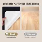 48x36 Office Chair Mat Non-slip Floor Protection For Hardwood Floors Black Usa