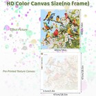 Birds Paint By Numbers Kit For Adults  Spring Bird On Branch Paint By Number Kit