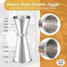 Lexenic 2oz 1oz Premium Japanese Jigger With 7 Measurements 1oz 2oz  Pack 1