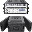 4u Rack Case Watertight Dust-proof 4 Space Shock Rack W microphone Compartment