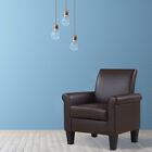 Faux Leather Single Sofa Upholstered Living Room Comfy Armchair Modern Home New