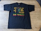 Vintage Bob Marley And The Wailers Redemption Song Tshirt Xl Black 2 Sided 1997