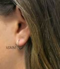 Elegant 925 Sterling Silver Hoop Earrings For Women Jewelry 3 Pack Set 20-18-15m