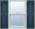 1 Pair Of Mid America Raised Panel Premium Vinyl Shutters 14 5in  Width