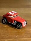 Ho Aurora T-jet Thunderjet Hot Rod Coupe Red tan Interior Slot Car  1366 1964-72