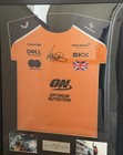 Framed Lando Norris Mclaren Formula 1 Shirt Framed Display   Signature No Coa