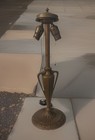 Antique C1920 Pittsburgh Reverse Painted Lamp 23    With Original Patina