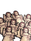 Creepy Doll Magnetic Bookmark Creepy Doll Horror Gothic Spooky Book Accessory