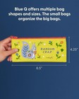 Blue Q Funny Pencil Case - Compact Recycled Plastic 4 25  X 8 5   Random Crap