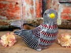 Bird Flower Pot Mayan Clay Handmade Amatenango Del Valle Chiapas Mexico Folk Art