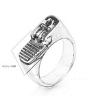 Vintage Cigarette Lighter Funny Ring Stainless Steel Men s Gothic Biker Ring