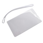 25 Pack - 7 Mil Laminating Luggage Tag Slot Pouches W  6  Loop -  2-1 2 X 4-1 4 