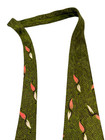 Vintage 1940s Silk Swing Tie    Abstract Novelty Art Deco Necktie For Men 52x4 