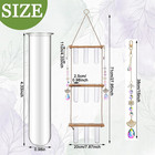 3 Tier Plant Hanging Propagation Station With Colorful Suncatcher  9 Glass