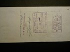 Bank Check -the National City Bank Of New York 10-01-1947