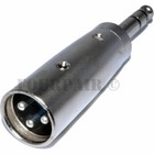 2 Pack - 3-pin Xlr Male To 1 4  6 35mm Stereo Cable Microphone Mic Trs Adapter