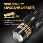 Auxito 4157 3156 3157 Led Turn Signal Light Bulbs Canbus Anti Hyper Flash Amber