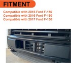 Lower Grille Compatible With 2015-2017 F-150 Front Bumper Lower Grille Trim Pane