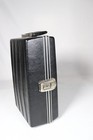 Vtg Portable Bar Set Cocktail Kit Travel Case Cups Opener Stirrer   Key  g6 
