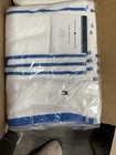 Tommy Hilfiger Modern American Striped 30 X 54 Cotton Bath Towel In White blue