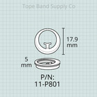 Jupiter Valve Guides  Trumpet Jpt 400 Series  Old Style  Set Of 3