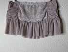 Beige Lace Semi Sheer Coquette Lingerie Mini Skirt Sz Xxl 2xl Paramour