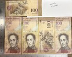 Republica Bolivariana De Venezuela 100 Cien Bolivares - Lots Of 5 Circulated