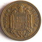 1947  52  Spain Peseta - Excellent Coin - Free Ship - Bin  325