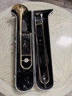 Bundy Trombone Brass   Vincent Bach Corp Mouth Piece   Case
