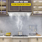 30  Built-in insert Range Hood 800cfm 3-speed Exhaust Fan Kitchen Stove