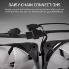Corsair - Rs120-r Argb 120mm Pwm Reverse Case Fans Triple Pack - Black