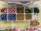 Huge Lot Of Organized Jewelry Making Metals  Copper Metals  Bells  Sequins