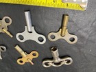Antique Vintage Clock Key Lot Of 6 Winding Keys