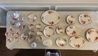 Royal Albert 58 Pc American Beauty Bone China  Pink Roses  Gold Trim  Excellent