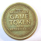 Vintage - Sega City Arcade Game Brass Coin Token 22mm -rare Collectable Token