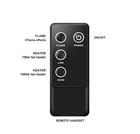 33  Electric Fireplace Insert  Crackling Sound  Remote  1500w Adjustable Flame