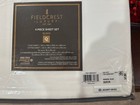 New Fieldcrest 4 Piece Sheet Set Queen Size 100   Egyptian Cotton Retails  130